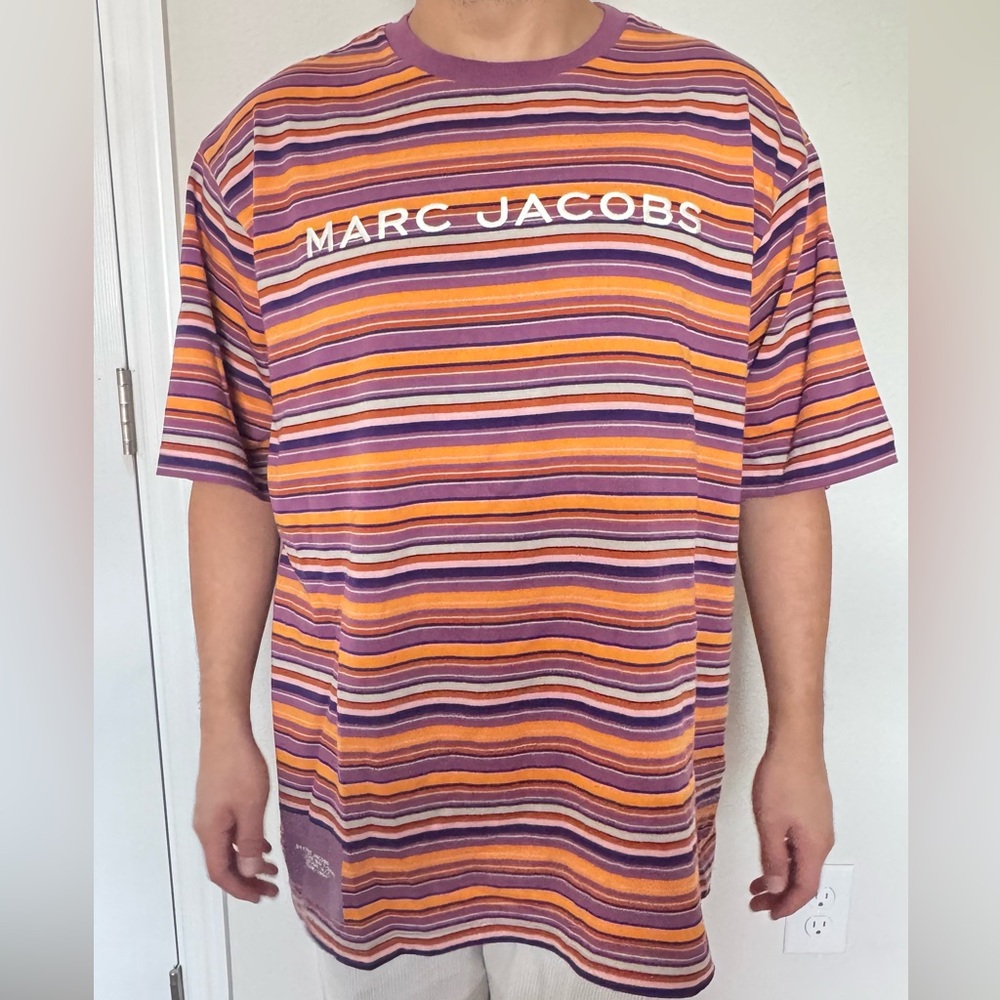 Marc Jacobs Men's Multicolor Striped Tee
